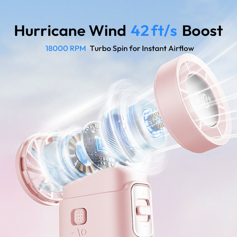Turbo Handheld Fan - Engine Slim