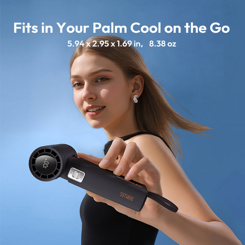 Power Bank Handheld  Fan - Engine Power